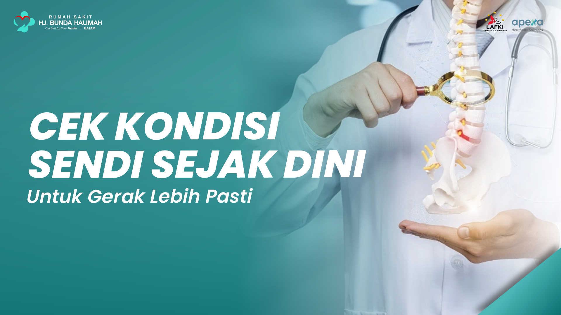 Cek Kondisi Sendi Sejak Dini, untuk Gerak Lebih Pasti